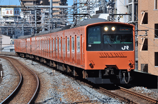 大阪環状線の201系電車