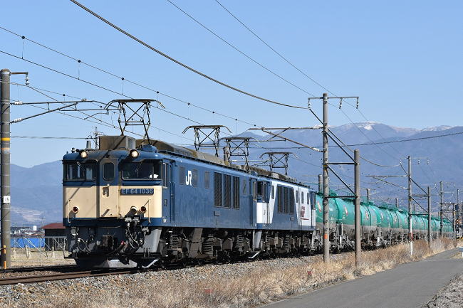 EF64の重連・稲沢行臨8084列車