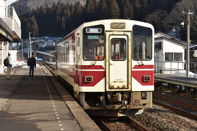 AN8804号車（阿仁前田駅）