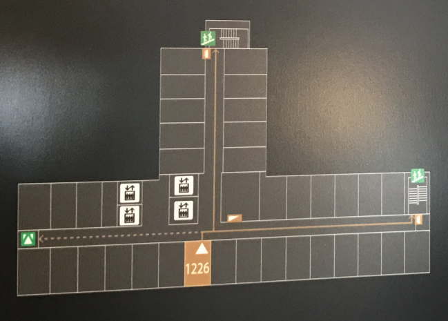 アパホテル山手大塚駅タワーの客室配置図