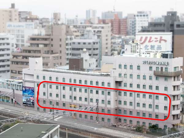 アパホテル東京板橋駅前の外観写真