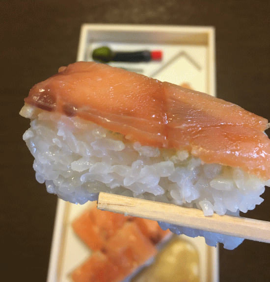 サーモン寿司が美味い