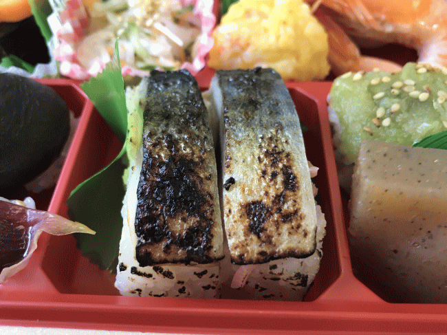 龍馬弁の焼き鯖寿司