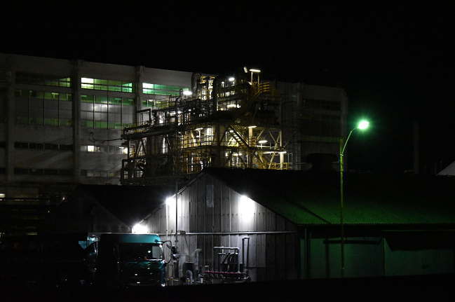 岳南鉄道から見る工場夜景