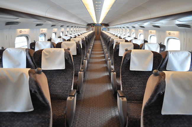 山陽新幹線のグリーン車