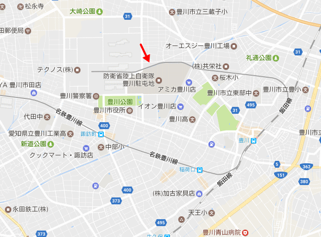 日本車両専用支線（西豊川支線）の路線