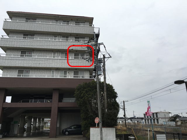 ホテル朋泉（香取市佐原駅）の外観と正面