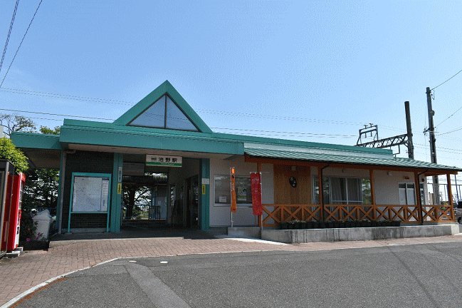 養老鉄道の池野駅