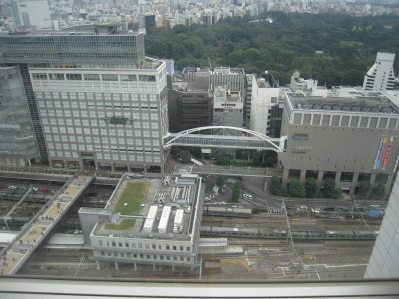 小田急ホテルセンチュリーサザンタワーの部屋からの眺め