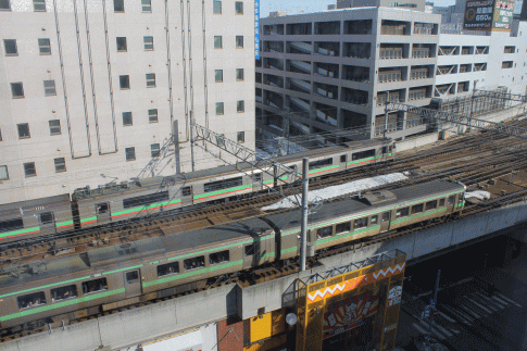 札幌近郊型電車の写真
