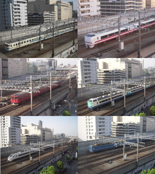 金沢駅を発着する列車群