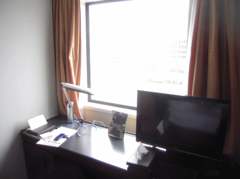 ホテルメトロポリタン高崎の窓の様子