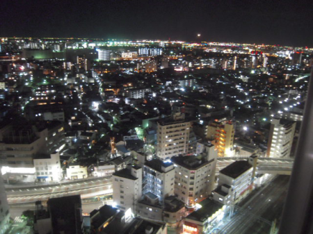 アワーズイン阪急からの夜景写真