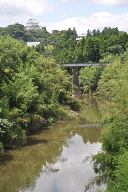 大多喜城と列車を撮影できる撮影地