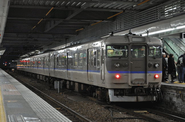 広島駅の113系電車