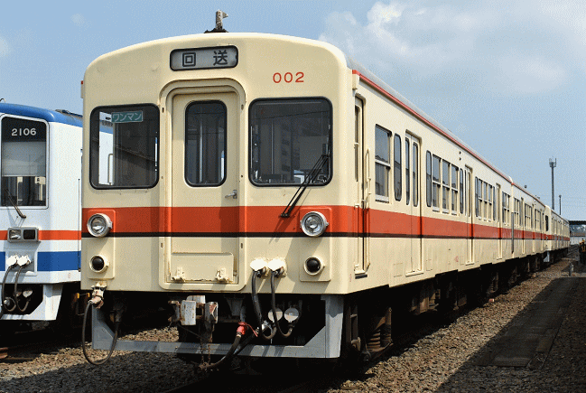 国鉄キハ20系の機器を流用して製造された関東鉄道常総線のキハ0形