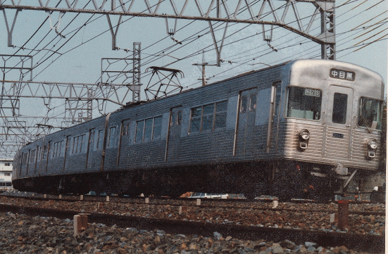 東武鉄道を走行する営団地下鉄3000系