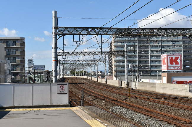 大和田駅ホームの撮影地