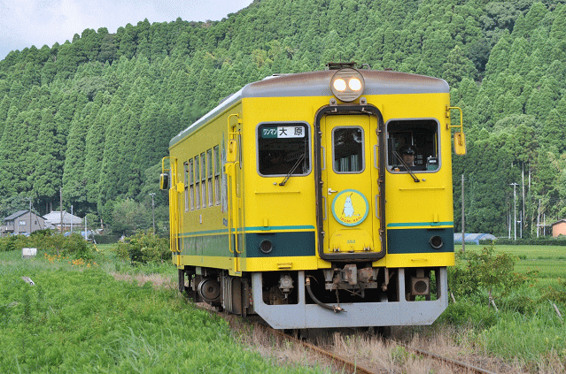 いすみ鉄道のムーミン列車