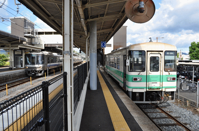 紀州鉄道KR301を御坊駅にて撮影