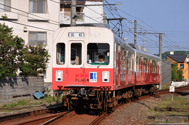 名古屋市営地下鉄東山線の中間車７５０形に運転台を設置した車両（623号）