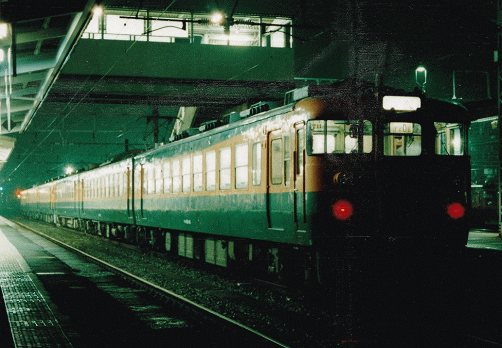 165系の松本発中津川行き普通列車（1997年）