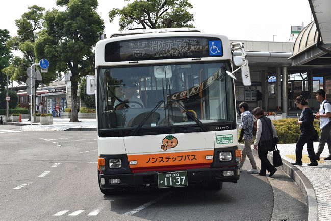 大垣駅前から赤坂までの名阪近鉄バス