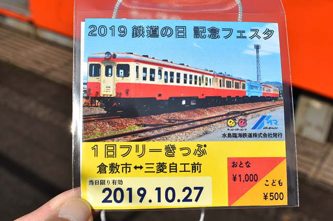 鉄道の日記念フェスタ開催日限定の1日フリーきっぷ