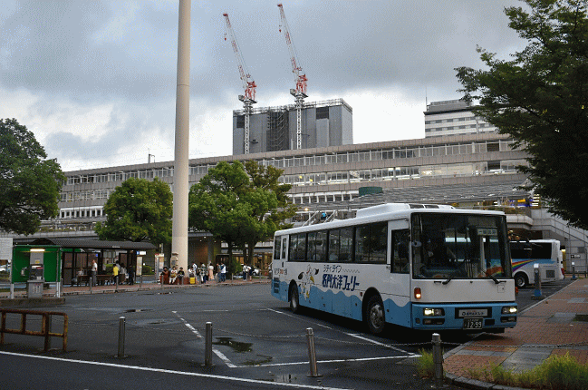 小倉駅新幹線口からの名門大洋フェリーの無料の送迎バス