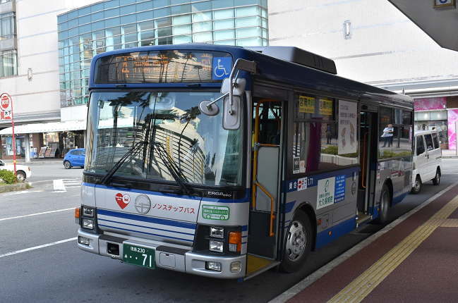 徳島駅前から南海フェリー行きの路線バス
