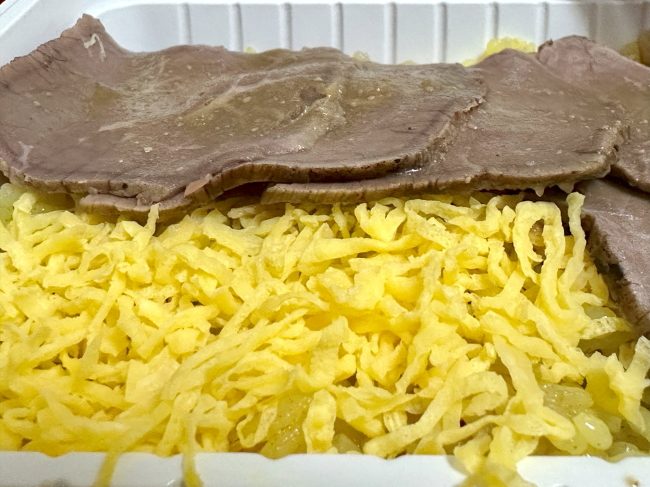 肉めしの錦糸卵