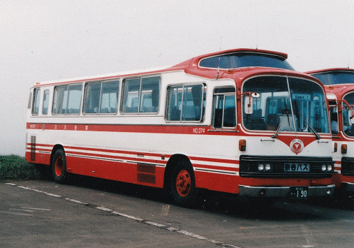 宗谷バスの礼文島定期観光バス（1996年）
