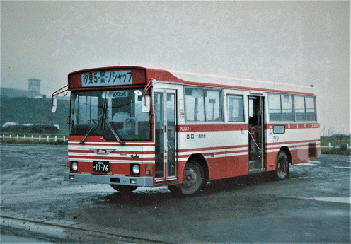 1980年代後半のノシャップ岬のバス停