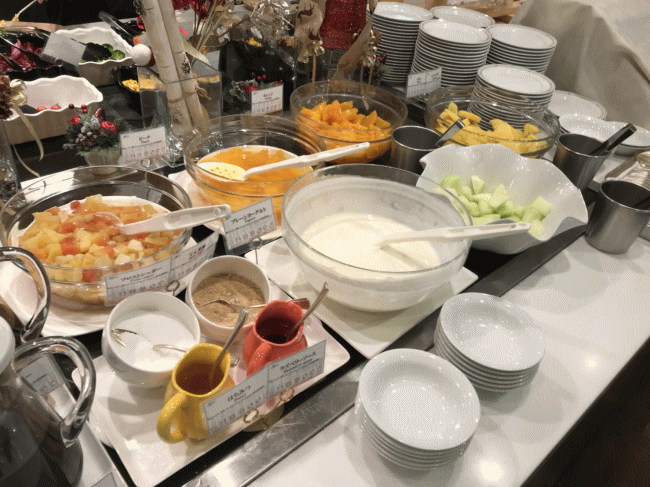 オークラアクトシティホテル浜松の朝食バイキング
