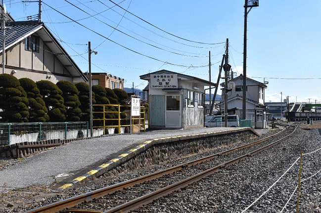 岩手開発鉄道の盛駅