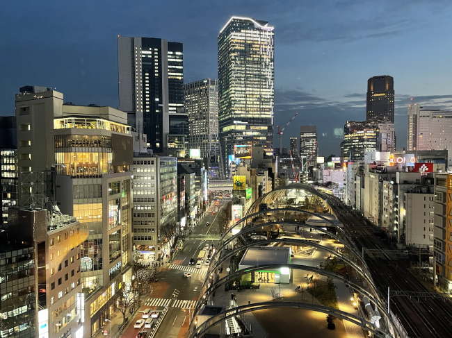 sequence MIYASHITA PARKからの渋谷の夜景