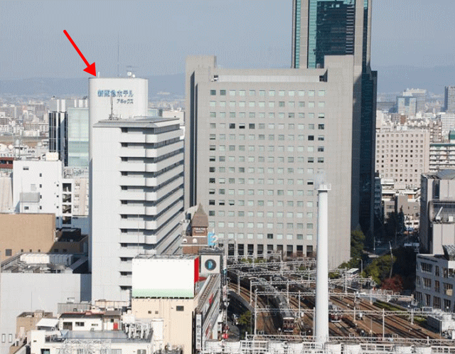 新阪急ホテルアネックスの外観