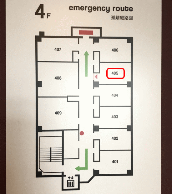 スマートホテル倶知安の客室配置図