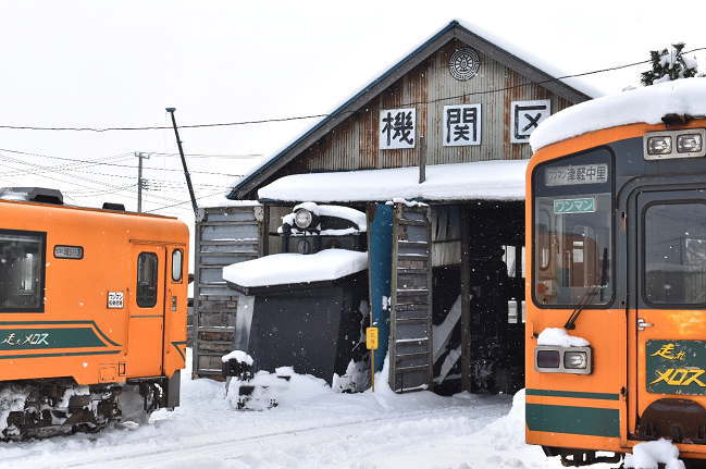 津軽鉄道のラッセル車