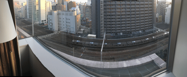東武ホテルレバント東京の窓からの景色
