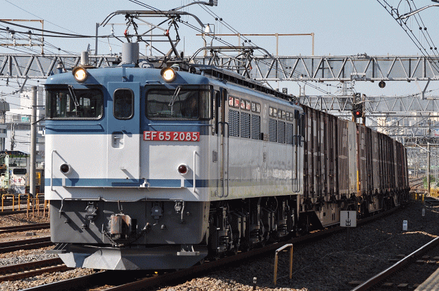 常磐線をＥＦ６５牽引の貨物列車