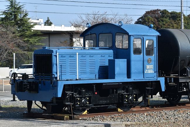 貨物鉄道博物館の入換用ディーゼル機関車DB101