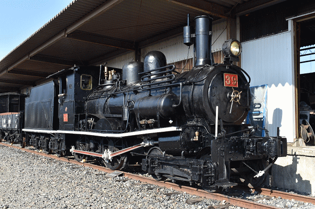 貨物鉄道博物館の蒸気機関車