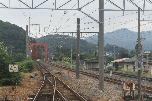 桐生から下新田駅付近の下新田信号所まではJR両毛線とわたらせ渓谷鉄道の共用区間