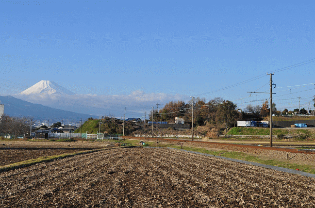伊豆箱根鉄道の富士山の見える撮影地の概況