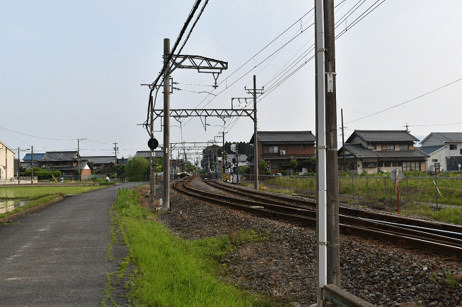 養老鉄道東赤坂駅の撮影地